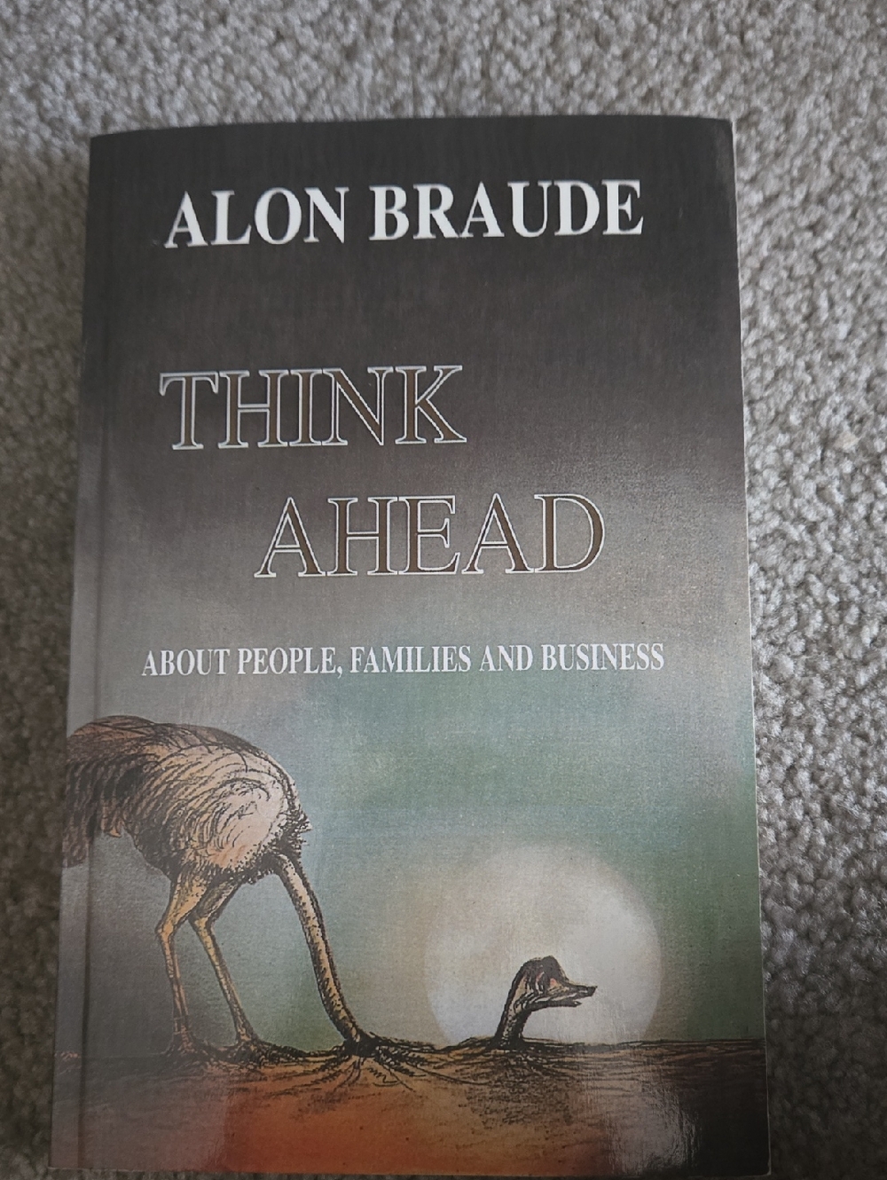 Think Ahead by Alon Braude - Brown/Green Gradient Cover